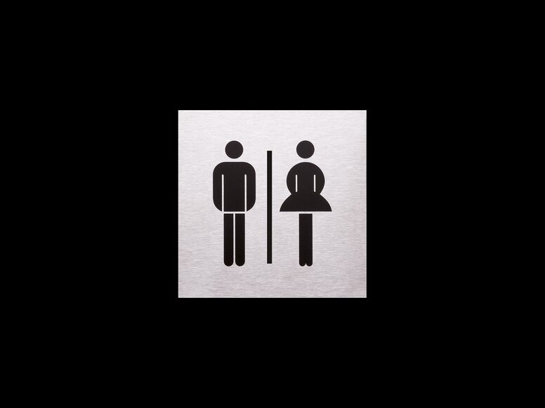 ENTRO Bewegwijzering Geslacht toilet bordje