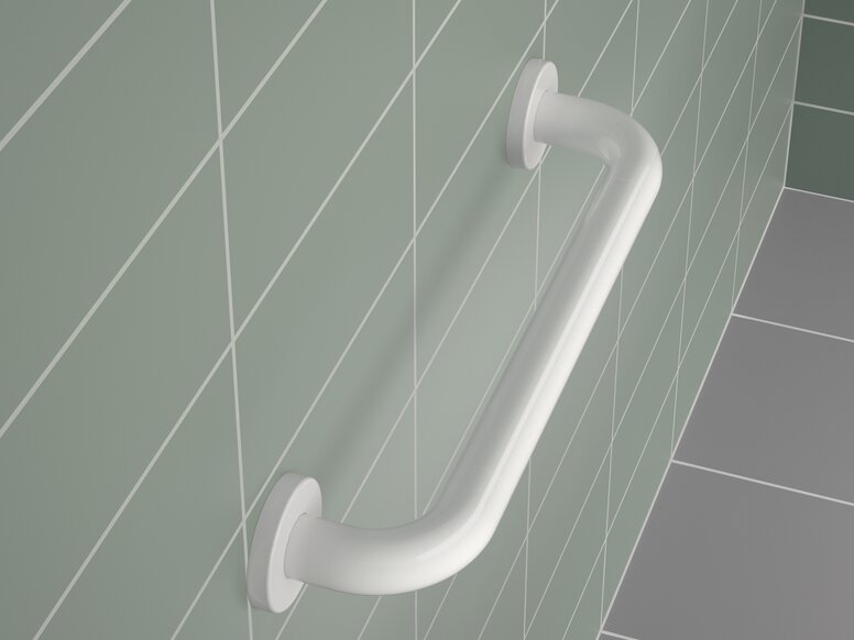 HEWI Adiposity grab rail white Adiposity grab rail in the color white