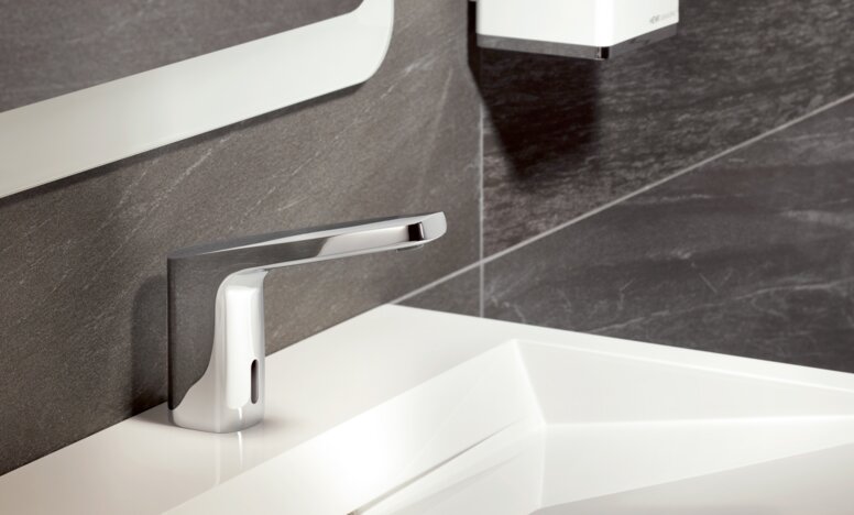 HEWI Sensoric single lever basin mixer Sensoric single-lever basin mixer